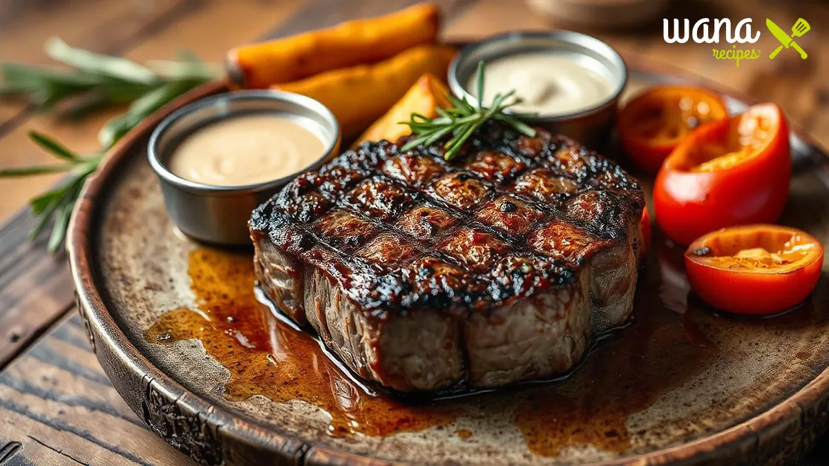 Deer cube steak served with gravy and mashed potatoes on a plate, garnished with parsley.