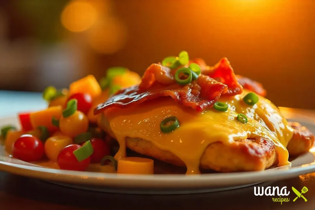 Chicken breasts marinated in honey mustard sauce, seasoned with garlic and paprika.