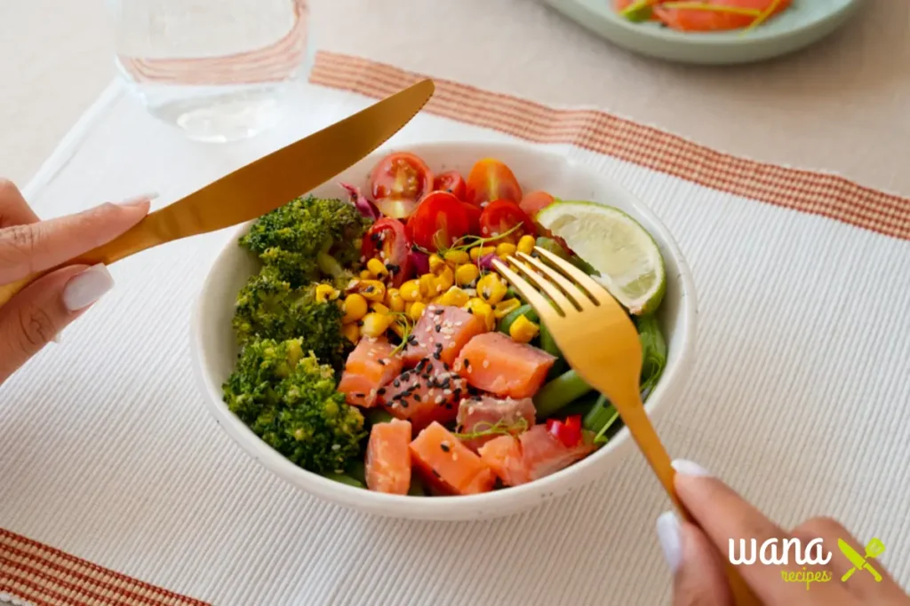 meal prep canned salmon buddha bowl