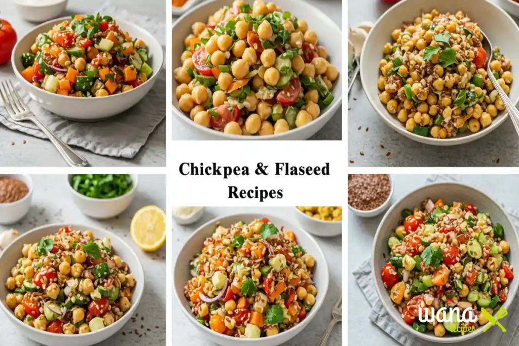 chickpea and flaxseed salad recipes